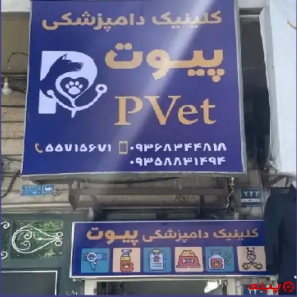کلینیک دامپزشکی پیوت در خیابان ابوذر